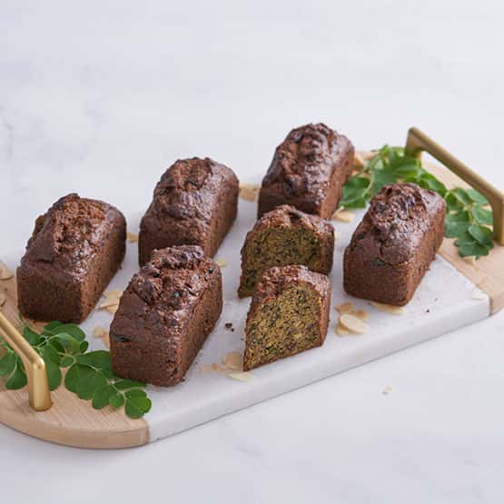 Chocolate Chip Mini Moringa Banana Bread