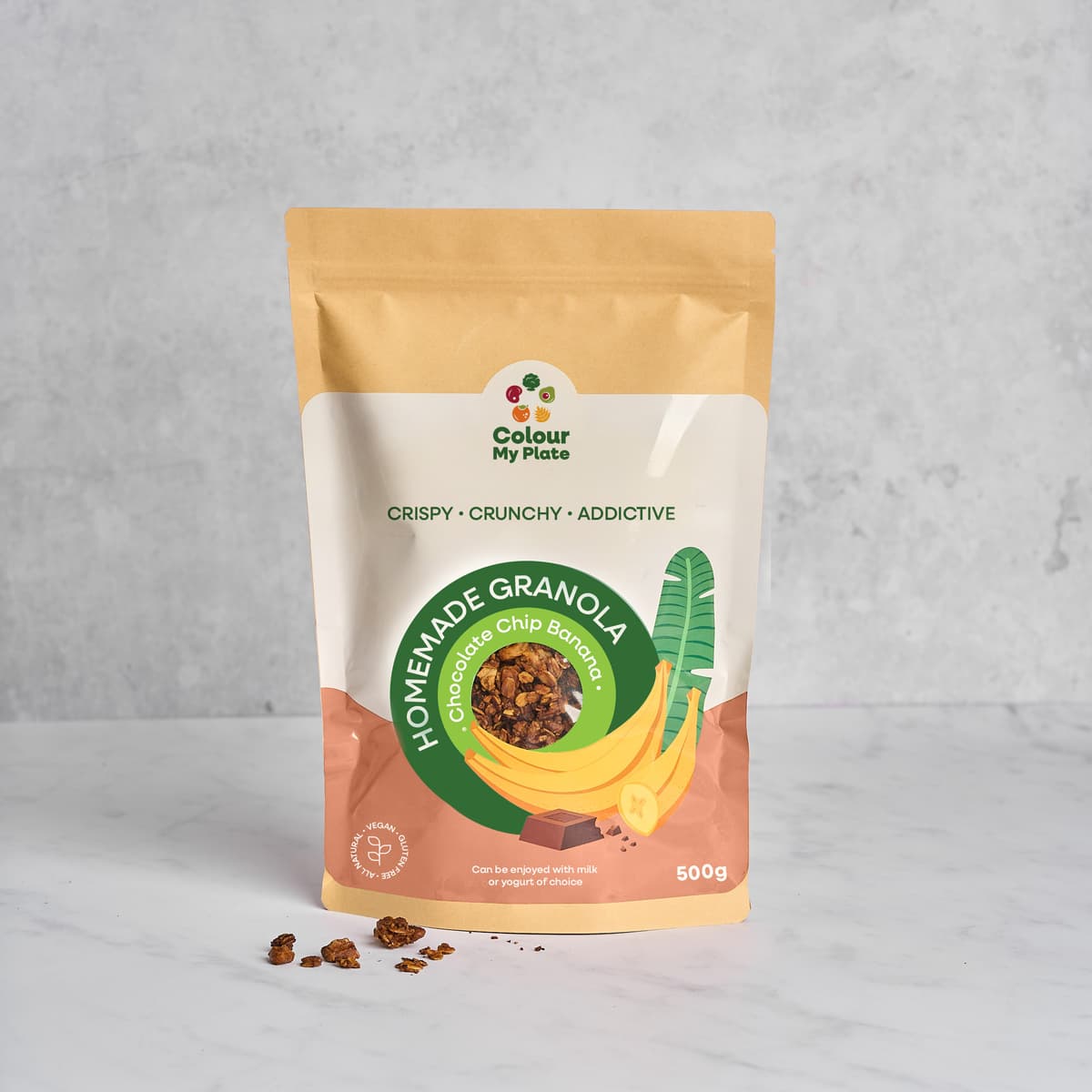 Chocolate Chip Banana Granola webres