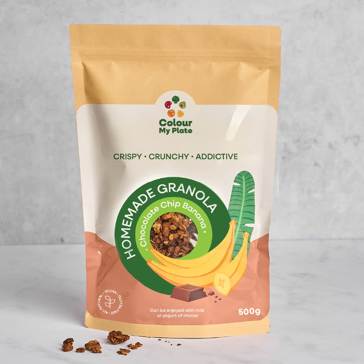Chocolate Chip Banana Granola