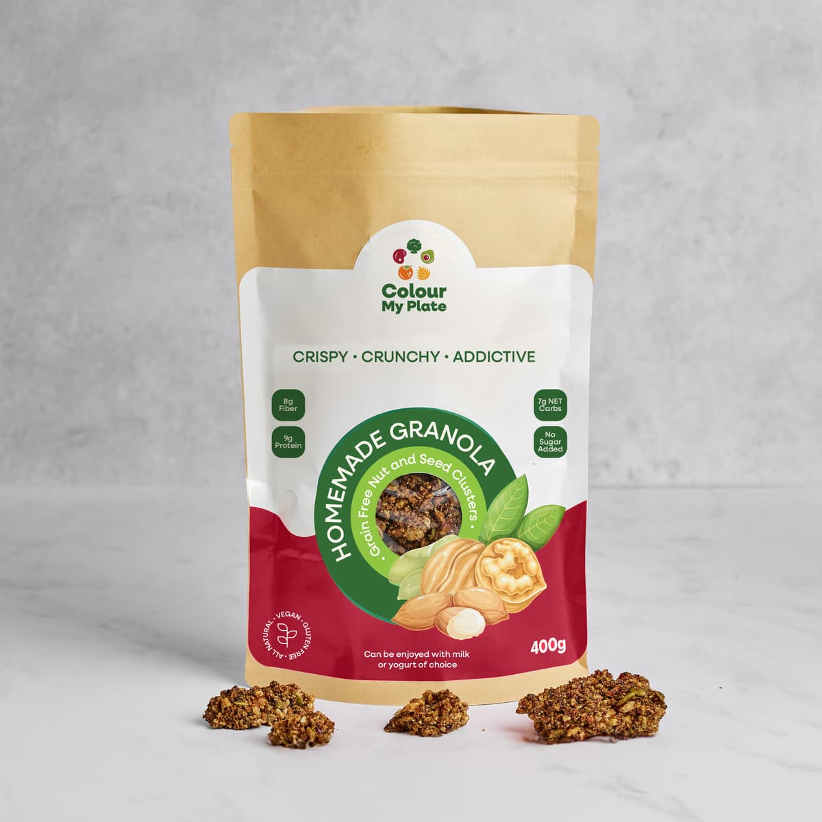 Grain Free Nut and Seed Granola Cluster 2