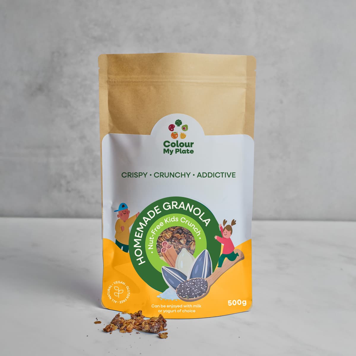 Nut free Kids Crunch granola_
