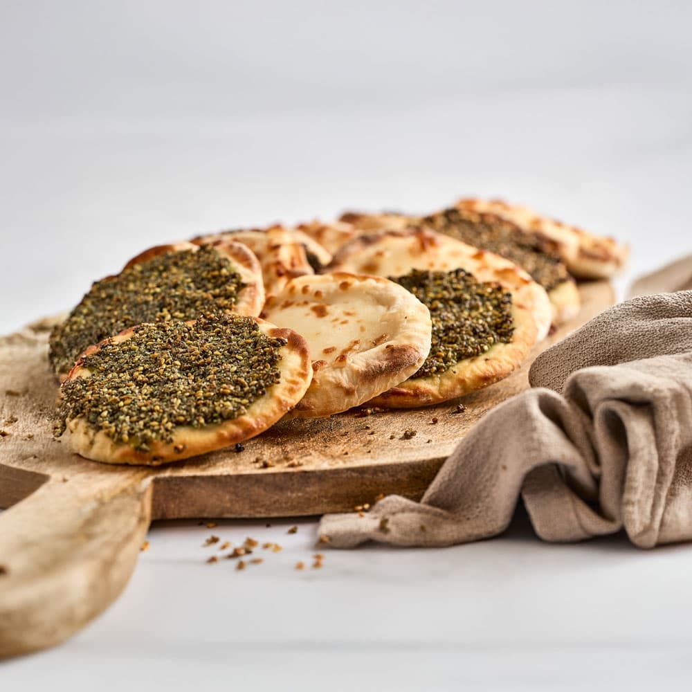Mini Manakeesh (Zaatar - Cheese)