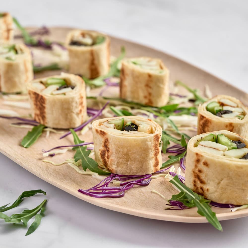 Halloumi Mint & Olive Wraps