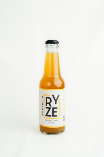 RYZE Kombucha (Mango Peach)