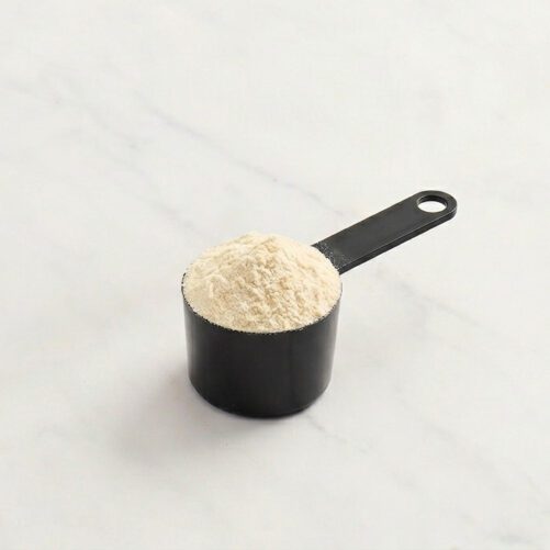 Whey protein scoop