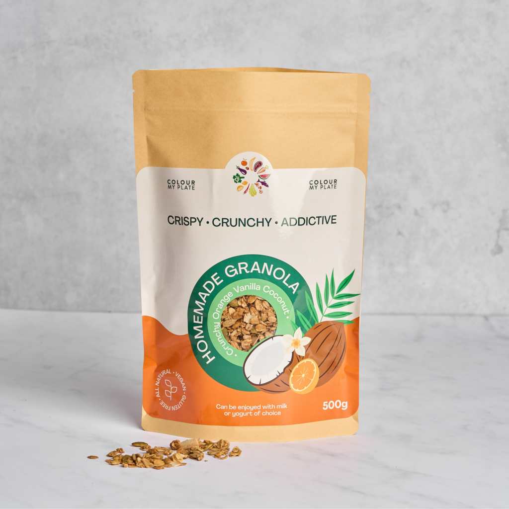 Crunchy Orange Coconut and Vanilla Granola