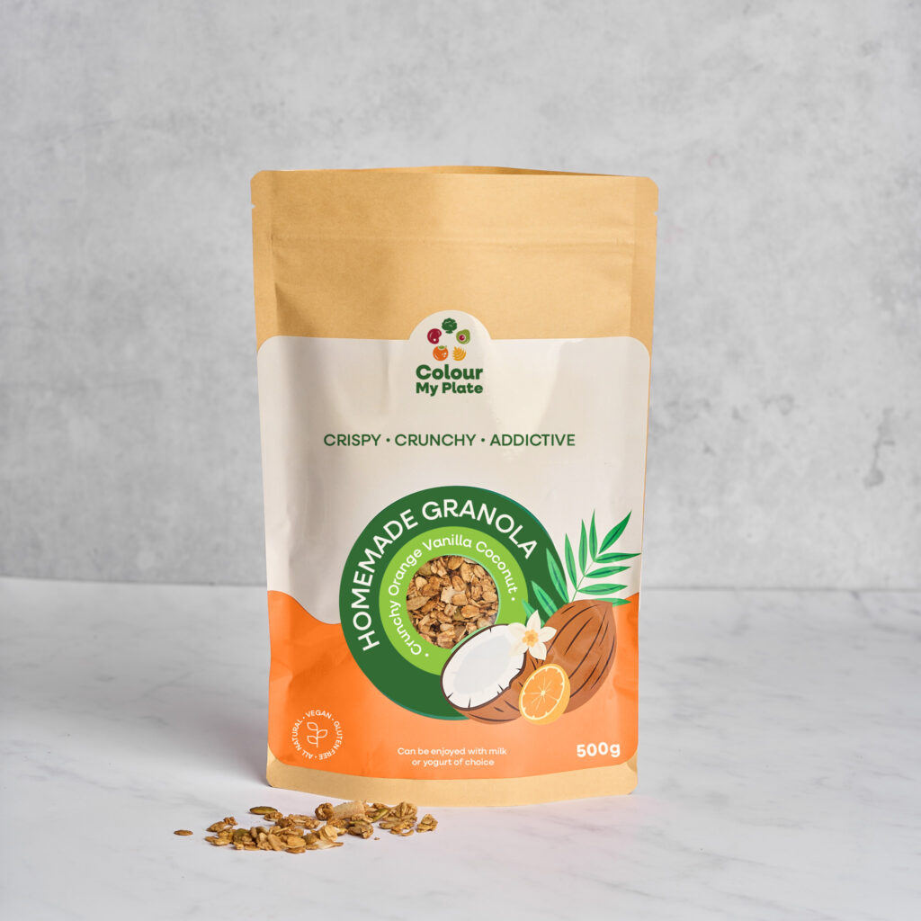 Crunchy Orange Coconut and Vanilla Granola