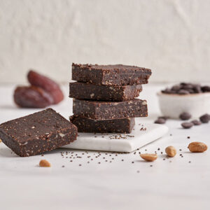 Chocolate Peanut Butter Chia Bars