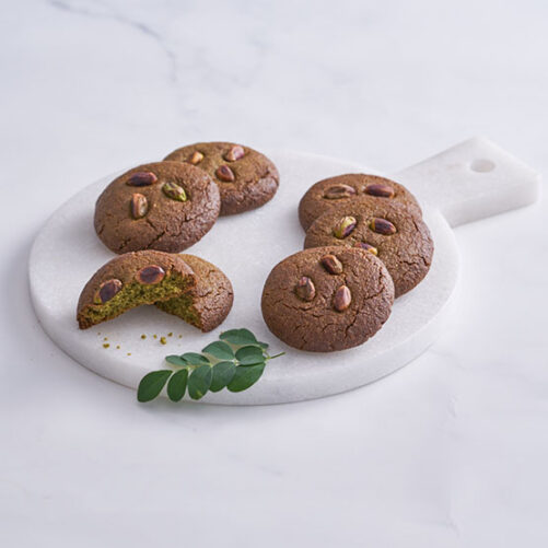 Almond Pistachio Moringa Cookies