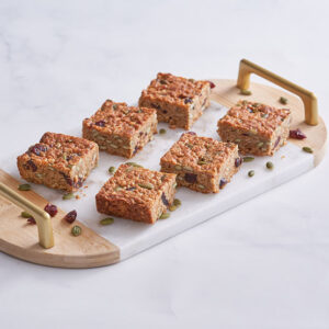 Cranberry, Coconut and Puffed Rice Muesli Bars