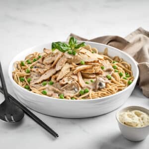 Chicken Alfredo Spaghetti