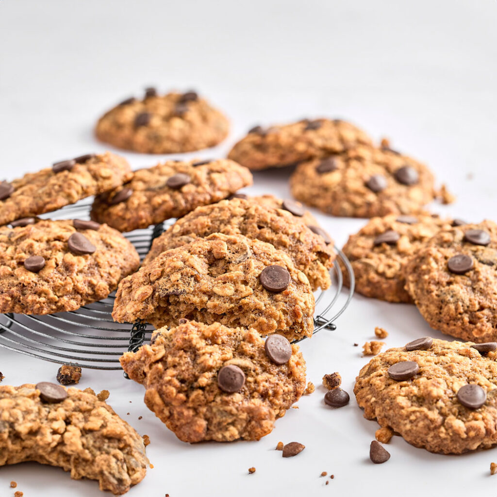 Chewy Chocolate Chip Banana Cookies