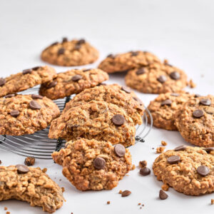 Chewy Chocolate Chip Banana Cookies