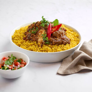 Chicken Biryani with Yellow Rice